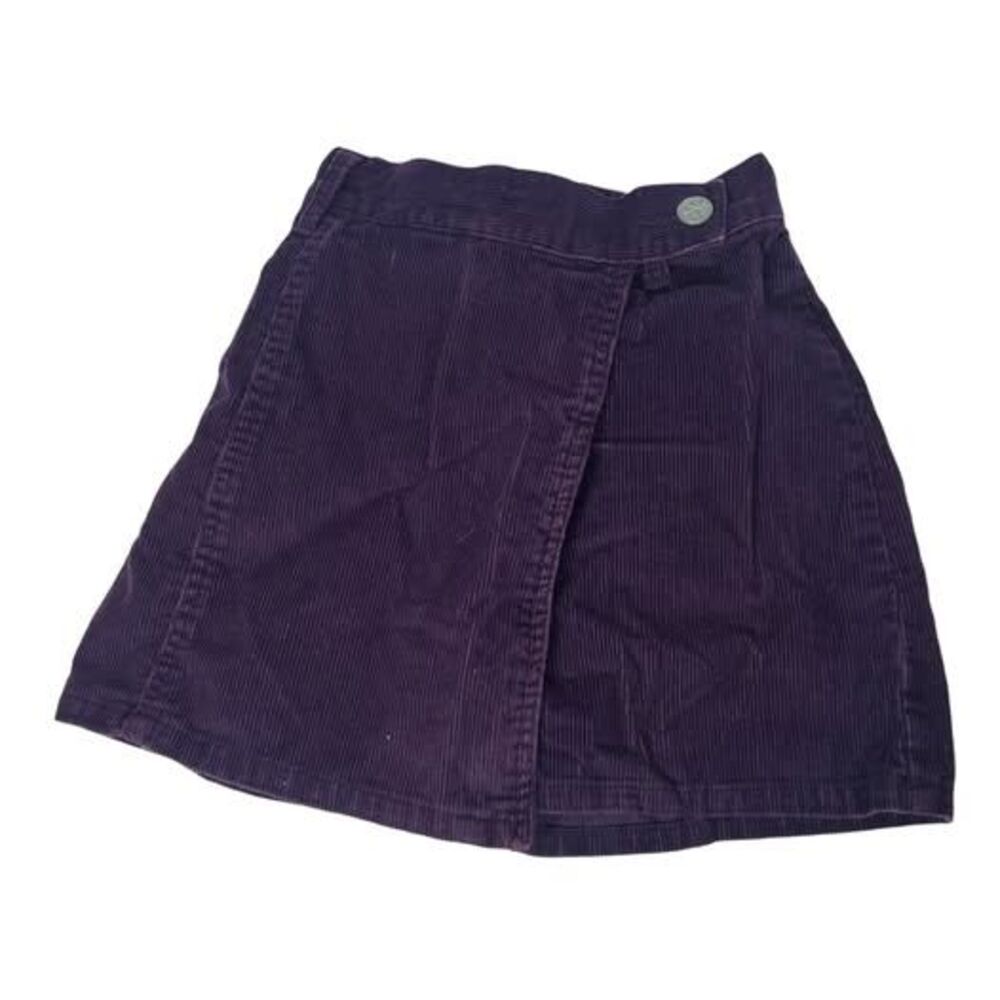 Calvin Klein CK Jeans Purple Corduroy Wrap Skirt youth size Size 8